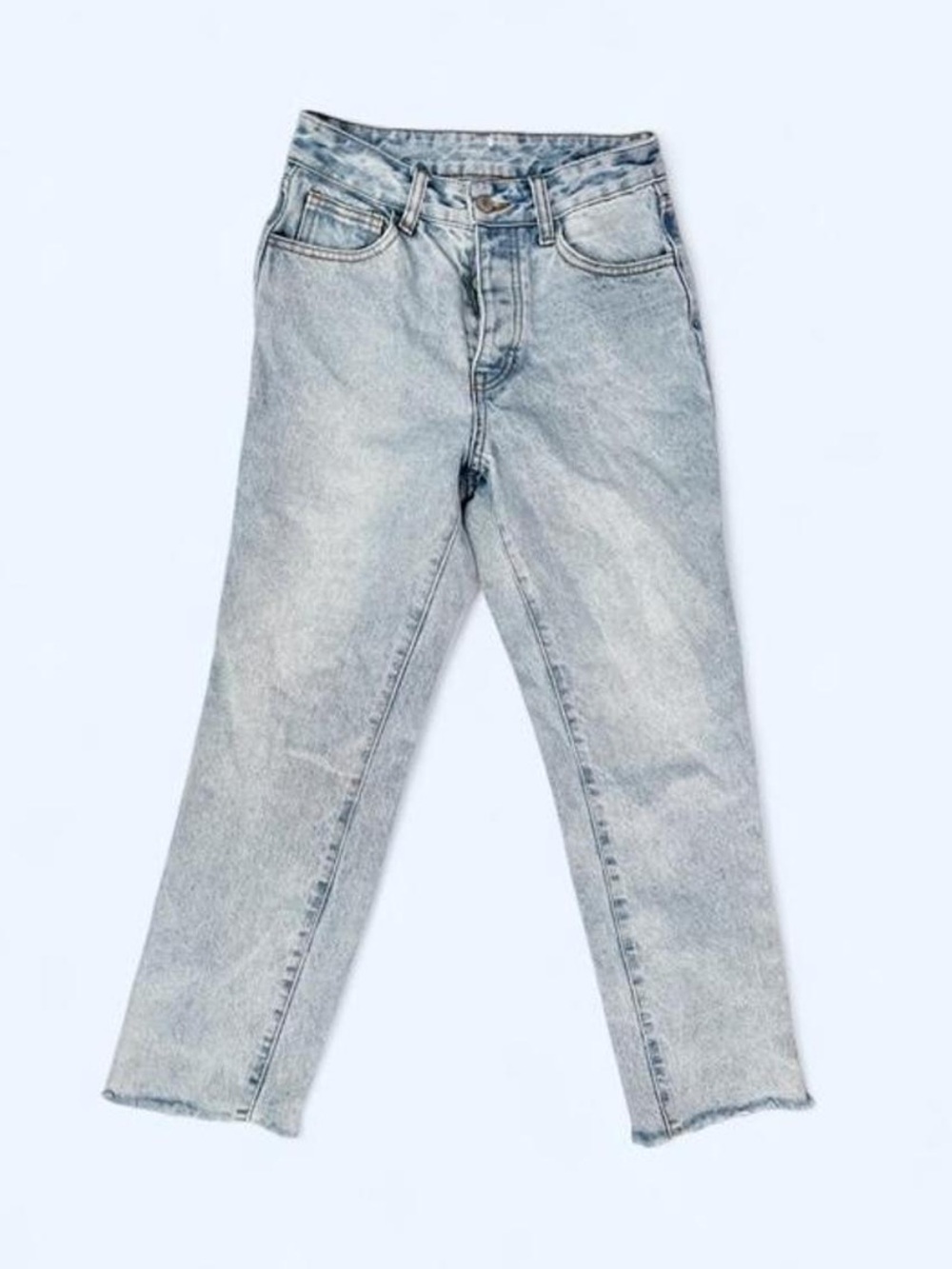 Brandy Melville J Galt Straight-Leg Light Blue Women's Jeans